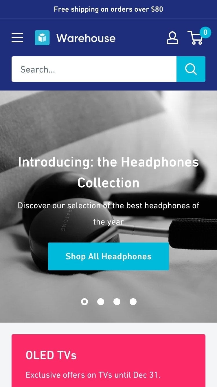 移动预览仓库在“金属”风格