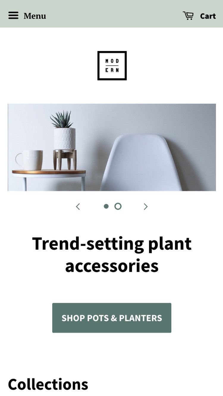 Vista previa de la versión móvil de Minimal en el stilo 