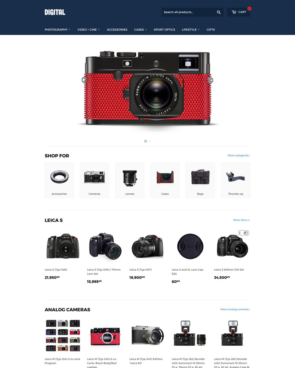 Desktopvoorbeeld van Supply in de stijl 'Blue'