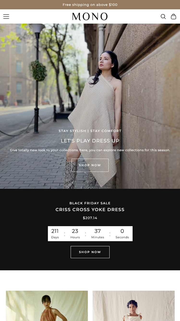 为Mono med stilen“vanilla”设计ppvmobil