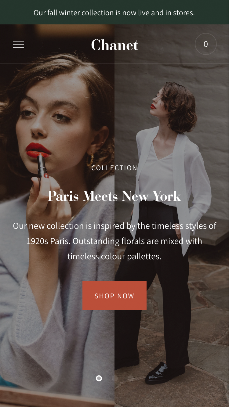 moel voorbeeld van Lorenza, de stijl 'Chic'