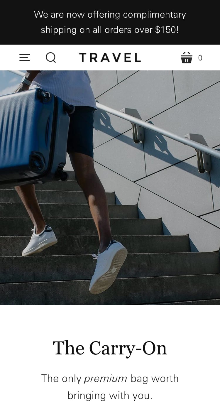 Mobile preview for Startup in the 